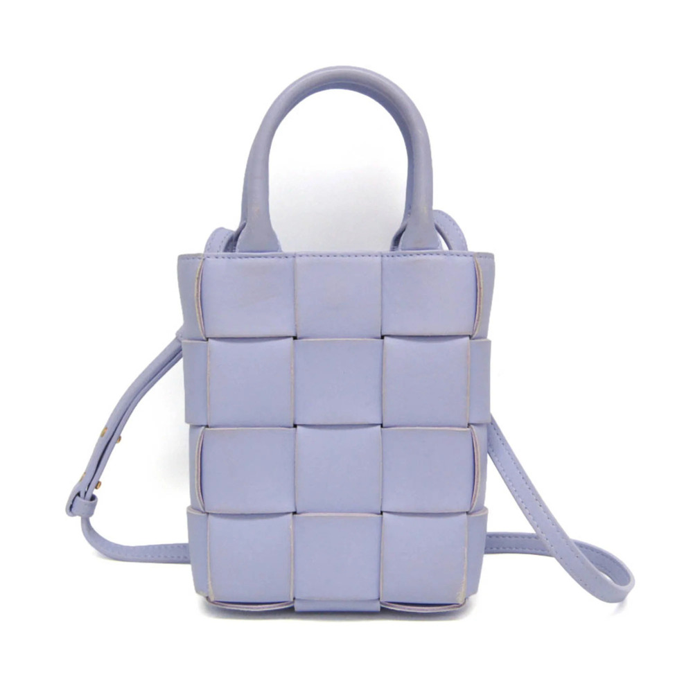 Bottega Veneta Mini Cassette Women's Leather Shoulder Bag,Tote Bag Purple
